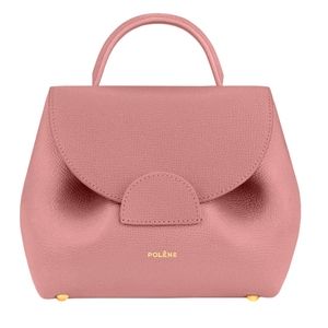 Polene "Numero Un Nano" Calfskin purse with dust jacket.